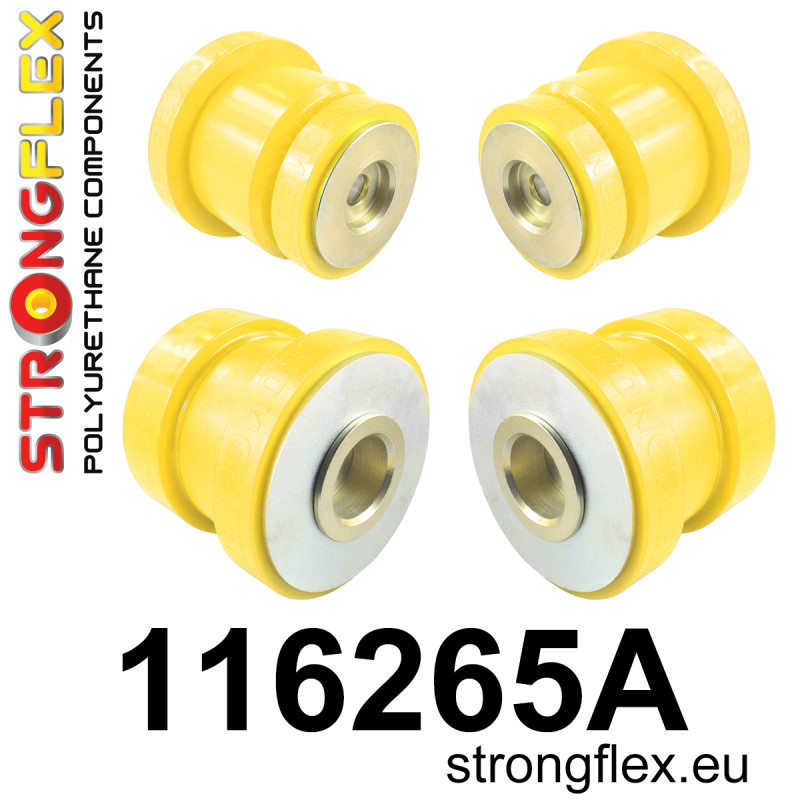 STRONGFLEX|116265A: Rear subframe bush kit SPORT Mercedes Class E W211 02-09 RWD 4MATIC CLS-Class C219 04-10 AMG SL