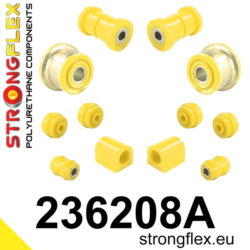 STRONGFLEX|236208A: Front suspension bush kit SPORT Volvo Seria 200 240 75-93 260