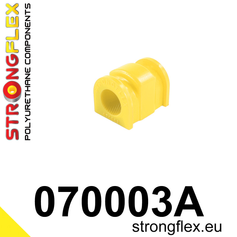 STRONGFLEX|070003A: Tuleja stabilizatora przedniego SPORT Ford Fiesta MK7/ST 08-17 Mazda 2 Demio II