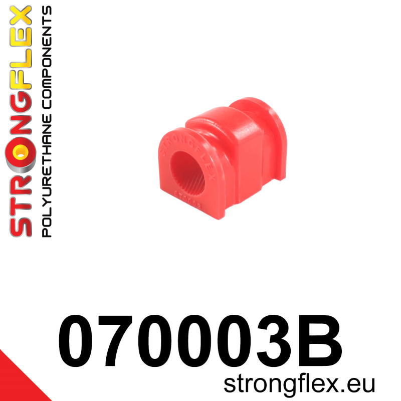 STRONGFLEX|070003B: Tuleja stabilizatora przedniego Ford Fiesta MK7/ST 08-17 Mazda 2 Demio II