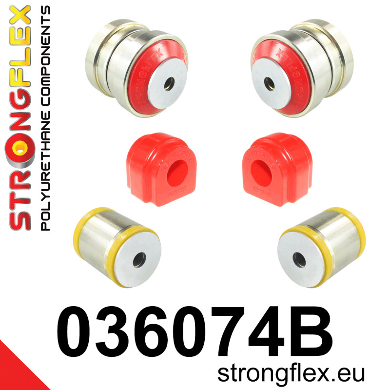 STRONGFLEX|036074B: Front suspension bush kit BMW Seria 1 II 11-19 F20/F21 XDRIVE 2 I 13-21 F22 F23 F87 3 VI 13-20