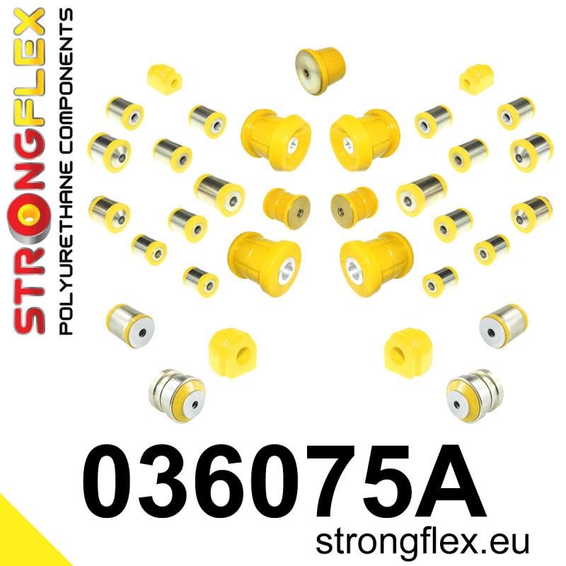 STRONGFLEX|036075A: Full suspension bush kit SPORT BMW Seria 1 II 11-19 F20/F21 XDRIVE 2 I 13-21 F22 F23 F87 3 VI