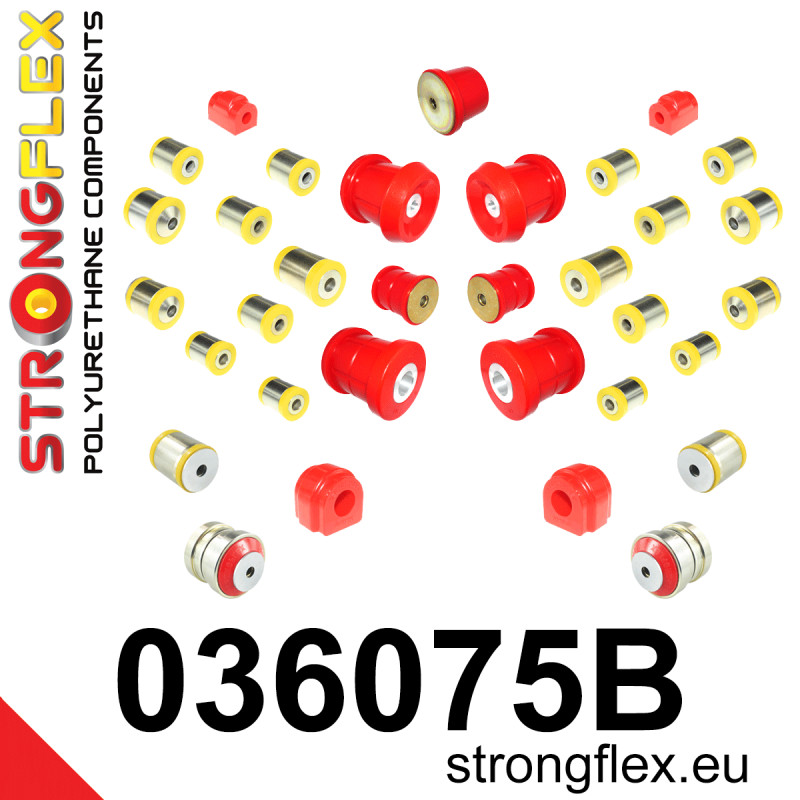 STRONGFLEX|036075B: Kompletny zestaw zawieszenia BMW Seria 1 II 11-19 F20/F21 XDRIVE 2 I 13-21 F22 F23 F87 3 VI