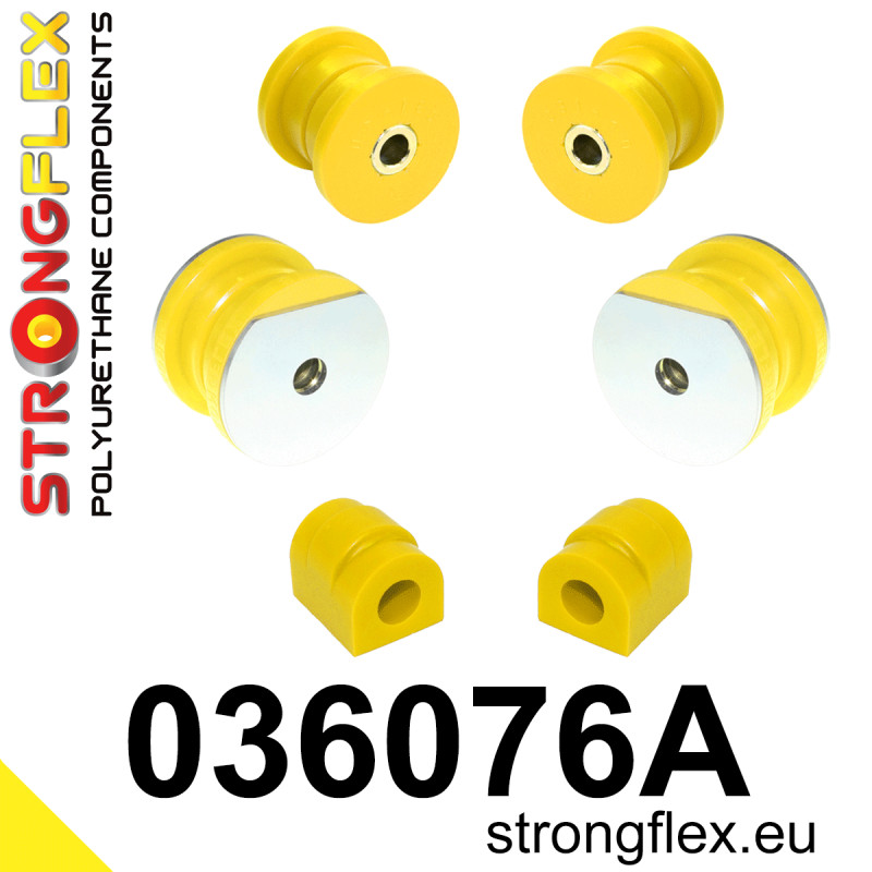 STRONGFLEX|036076A: Front suspension bush kit SPORT BMW Seria 5 II 81-88 E28 6 I 76-89 E24