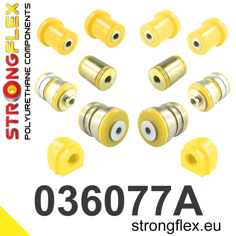 STRONGFLEX|036077A: Front suspension bush kit SPORT BMW Seria 5 VI 09-17 F10/F11 F07 GT RWD 7 V 08-15 F01