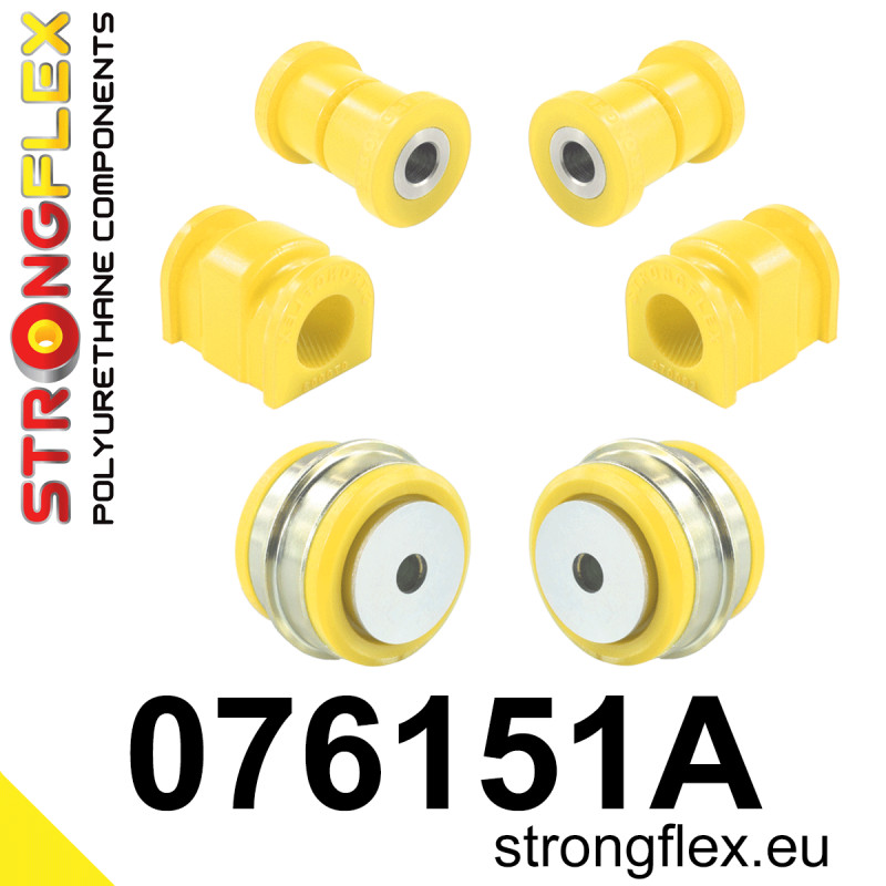 STRONGFLEX|076151A: Zestaw zawieszenia przedniego SPORT Ford Fiesta MK7/ST 08-17 Mazda 2 Demio II 07-14 KA KA 16-20