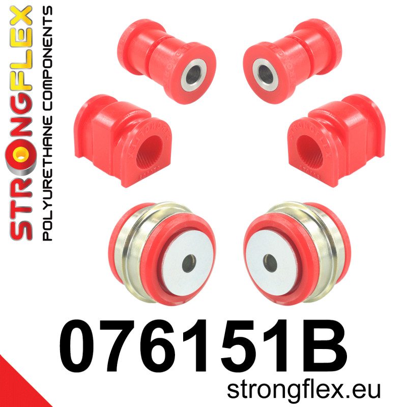 STRONGFLEX|076151B: Zestaw zawieszenia przedniego Ford Fiesta MK7/ST 08-17 Mazda 2 Demio II 07-14 KA KA 16-20 B-Max