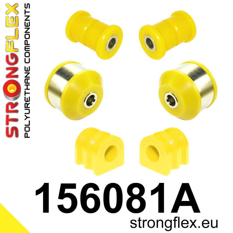 STRONGFLEX|156081A:Front suspension bush kit SPORT Nissan Micra III 02-10 K12 Note I 05-12 E11 Tiida/Latio Versa C11