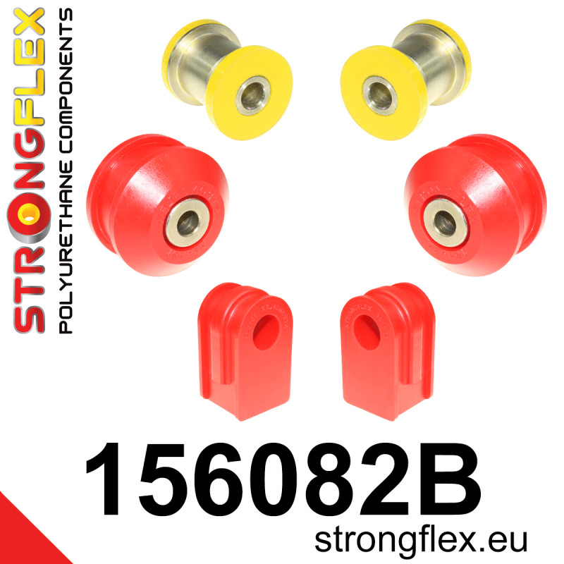 STRONGFLEX|156082B: Front suspension bush kit Renault Clio III 05-12