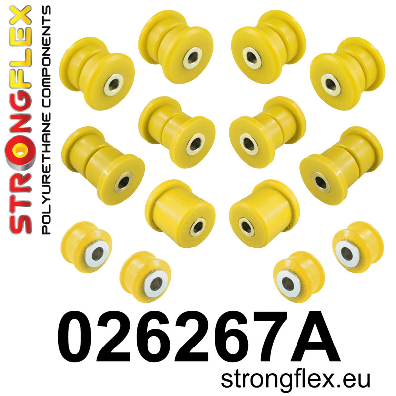 STRONGFLEX|026267A: Front suspension bush kit SPORT Porsche Cayenne II 10-17 Volkswagen Touareg