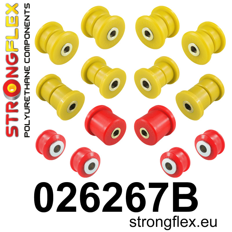 STRONGFLEX|026267B: Front suspension bush kit Porsche Cayenne II 10-17 Volkswagen Touareg