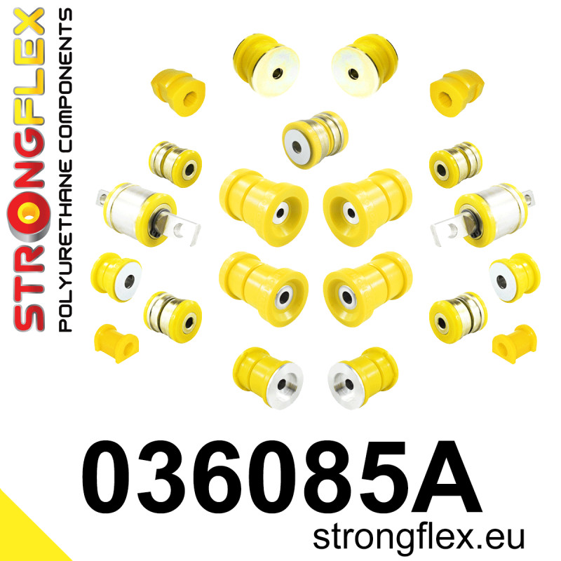 STRONGFLEX|036085A: Full suspension polyurethane bush kit SPORT BMW Seria 8 I 90-99