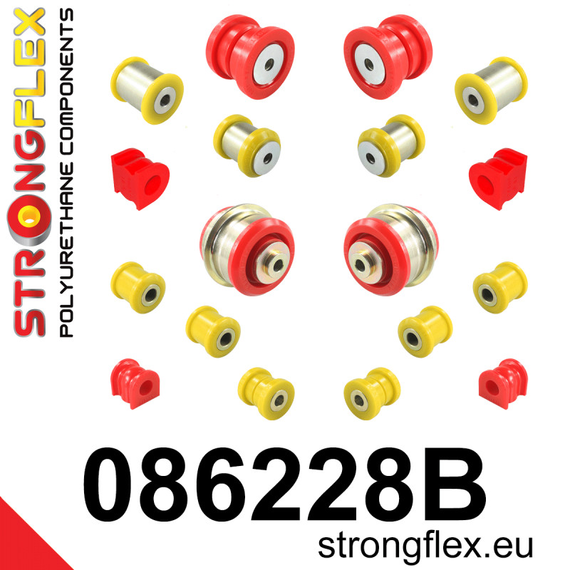 STRONGFLEX|086228B: Full suspension bush kit Honda Legend III