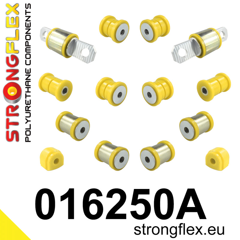 STRONGFLEX|016250A: Rear suspension bush kit SPORT Alfa Romeo Giulietta III 10-20 type