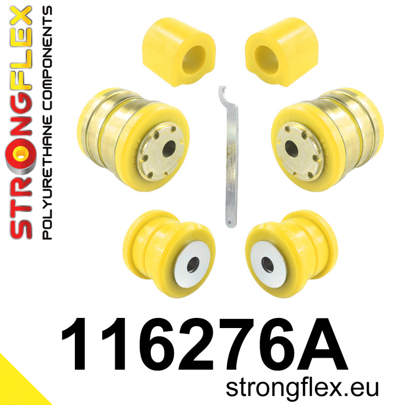 STRONGFLEX|116276A: Front suspension bush kit SPORT Mercedes GLK 08-15