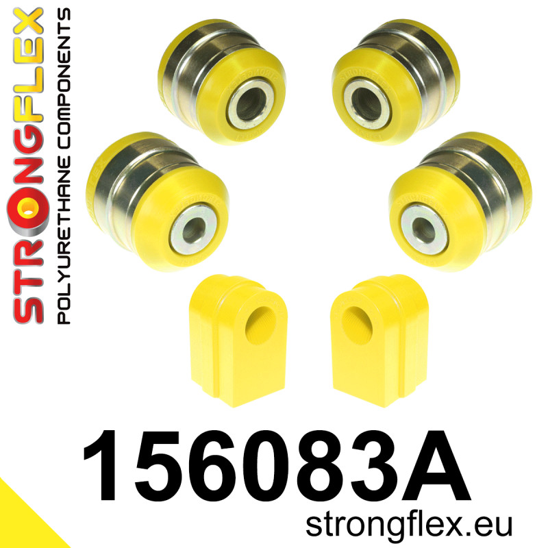 STRONGFLEX|156083A: Front suspension bush kit SPORT Renault Scenic III 09-16 Grand II 09-15 Fluence Mégane