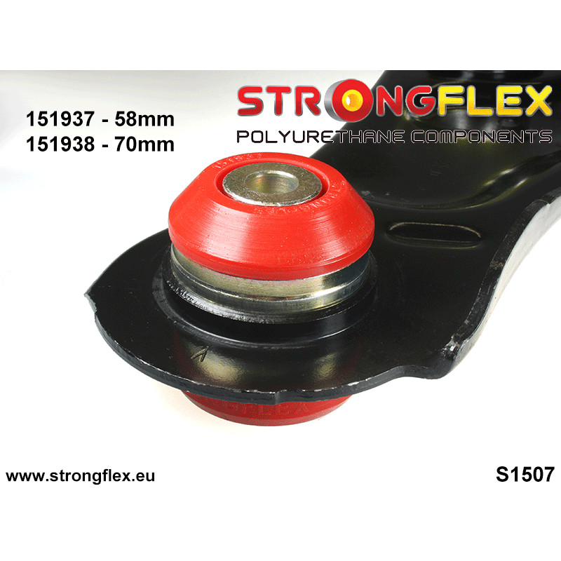 STRONGFLEX|156083A: Front suspension bush kit SPORT Renault Scenic III 09-16 Grand II 09-15 Fluence Mégane