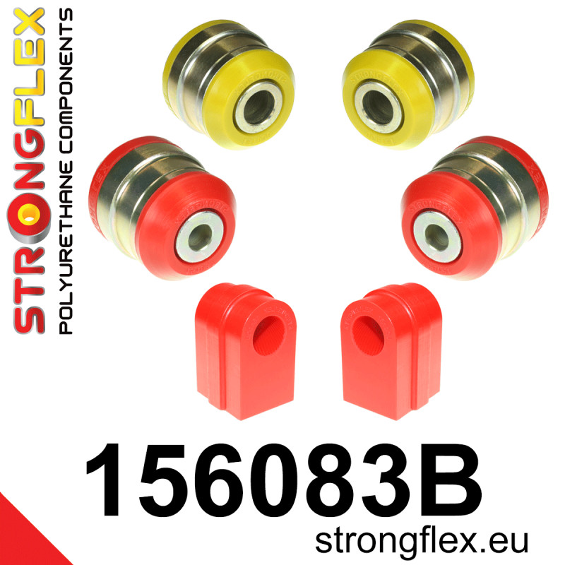 STRONGFLEX|156083B: Front suspension bush kit Renault Scenic III 09-16 Grand II 09-15 Fluence Mégane