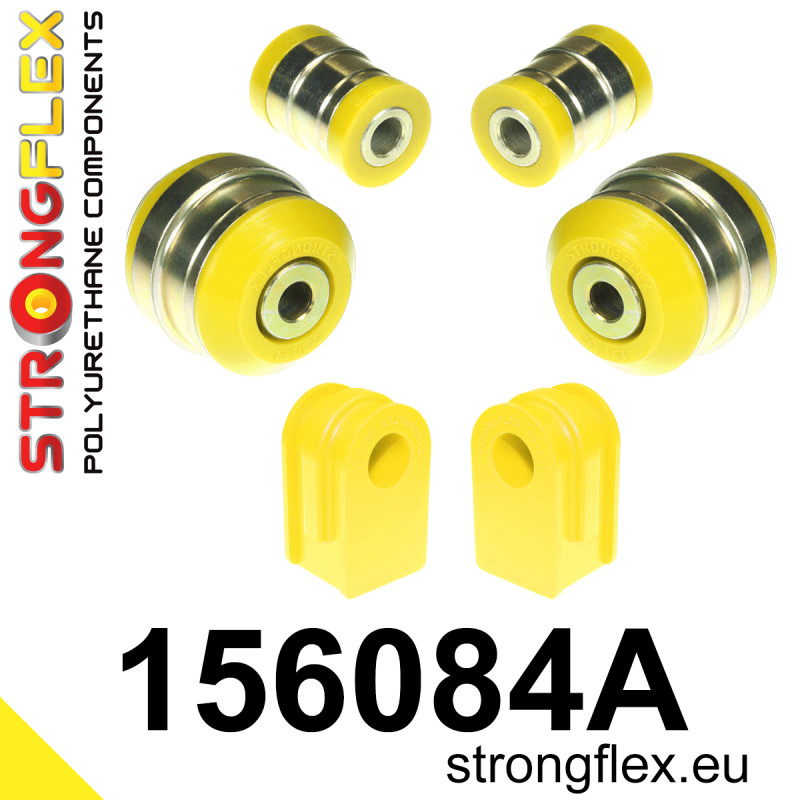 STRONGFLEX|156084A: Front suspension bush kit SPORT Renault Scenic II 03-09 Grand I Mégane 02-12 04-09 RS R26