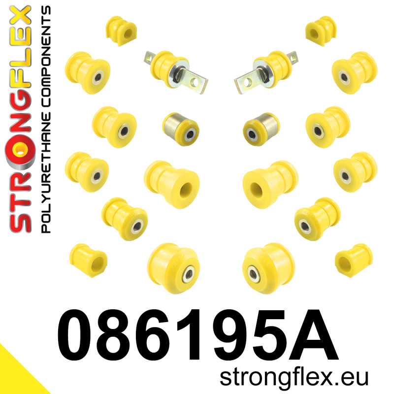 STRONGFLEX|086195A: Full suspension bush kit SPORT Acura RSX 01-06 DC5 Honda Civic VII EU/ES EP EM EV EP3 Type R