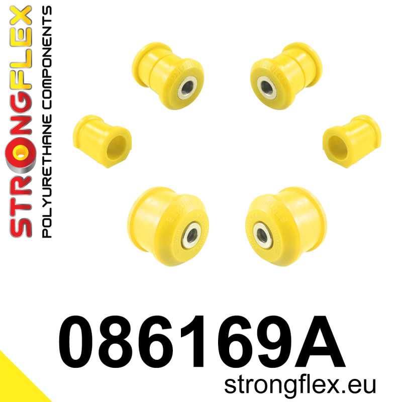 STRONGFLEX|086169A: Polyurethan Buchsensatz Vorderachse SPORT Acura RSX 01-06 DC5 Honda Civic VII EU/ES EP EM EV