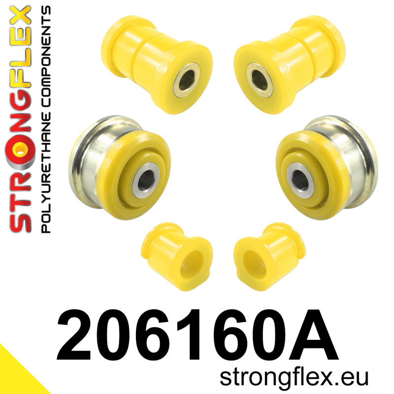 STRONGFLEX|206160A: Front suspension bush kit SPORT Suzuki Swift MZ/EZ 04-10 Splash 08-15 Opel/Vauxhall Agila B