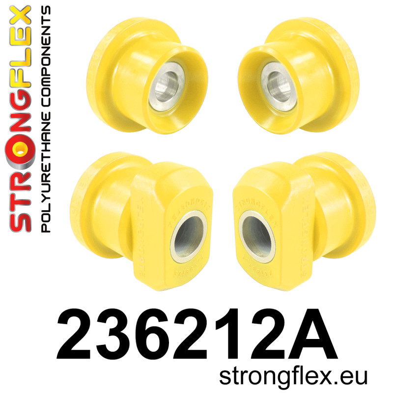 STRONGFLEX|236212A: Hinterachsträger - buchsensatz SPORT Volvo seria 700 760 81-92 multilink 780 86-91 900 960 I