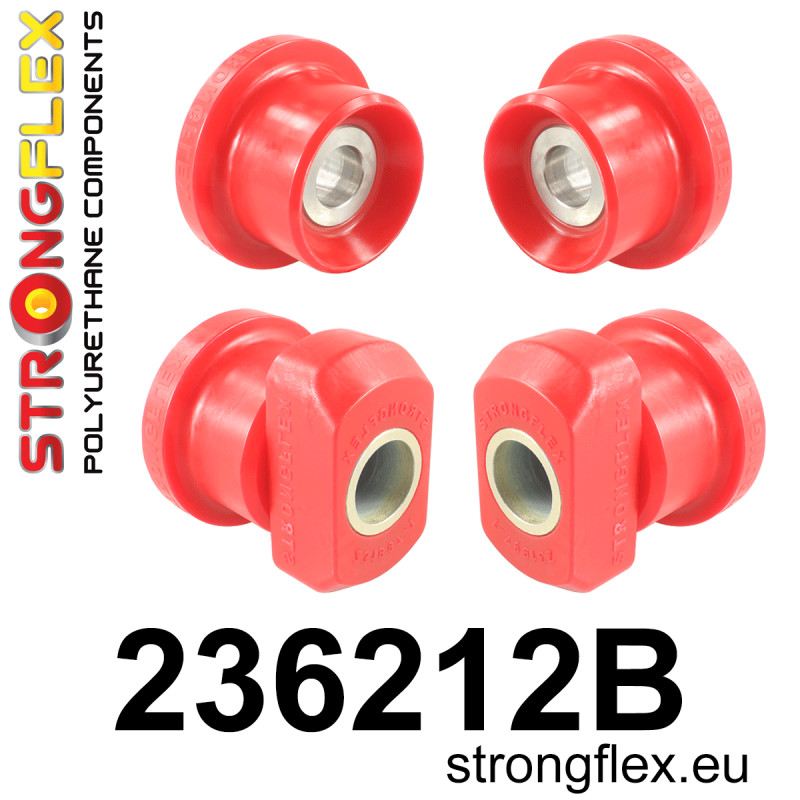 STRONGFLEX|236212B: Hinterachsträger - buchsensatz Volvo seria 700 760 81-92 multilink 780 86-91 900 960 I 90-94