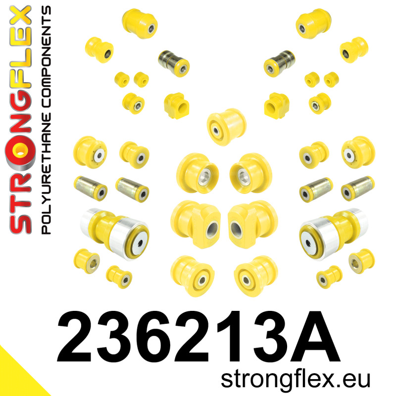 STRONGFLEX|236213A: Full suspension bush kit SPORT Volvo Seria 700 760 81-92 multilink 780 86-91 900 960 I 90-94