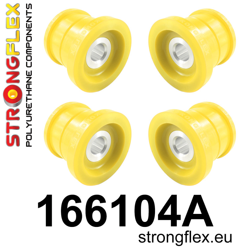 STRONGFLEX|166104A: Rear subframe bush kit SPORT Maserati Grancabrio 10-19 Granturismo 07-19 Quattroporte V