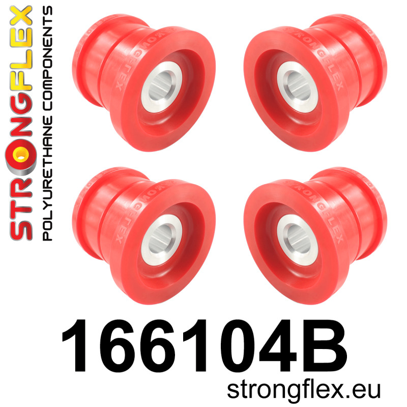 STRONGFLEX|166104B: Rear subframe bush kit Maserati Grancabrio 10-19 Granturismo 07-19 Quattroporte V