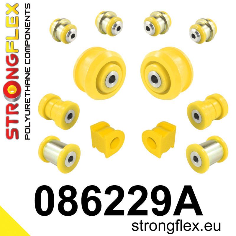 STRONGFLEX|086229A: Front suspension bush kit SPORT Acura TL III 03-08 UA6/UA7 TSX I CL9 Honda Accord VII 02-08