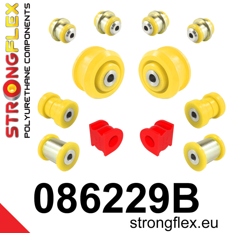 STRONGFLEX|086229B: Vorderachsbuchsen Satz Acura TL III 03-08 UA6/UA7 TSX I CL9 Honda Accord VII 02-08 Sedan Coupe