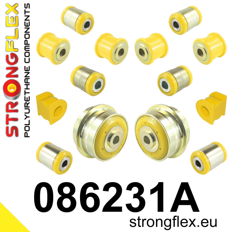 STRONGFLEX|086231A: Rear suspension bush kit SPORT Honda Accord VII 02-08 Tourer