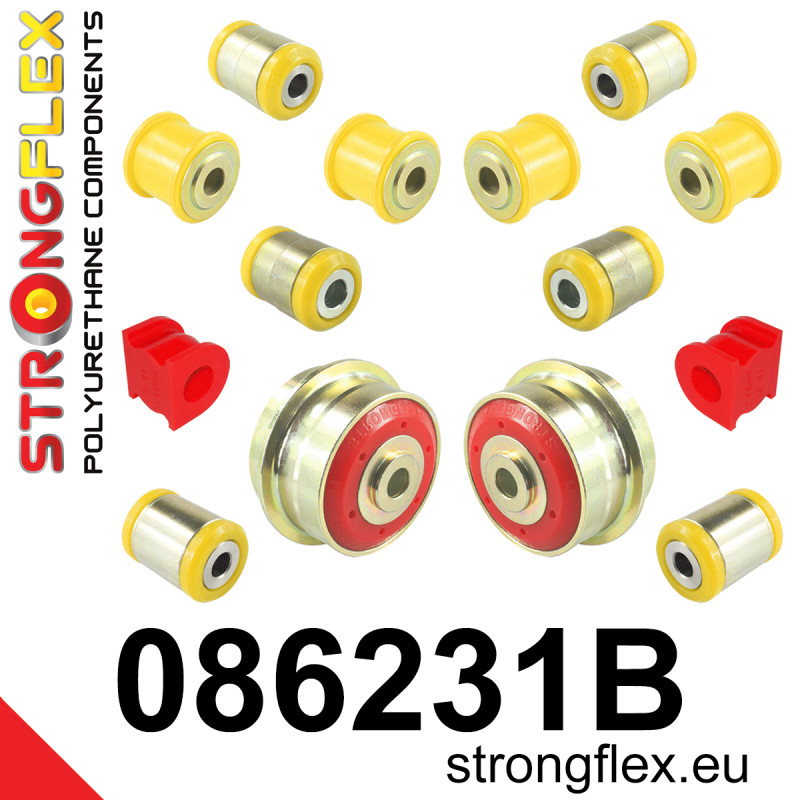 STRONGFLEX|086231B: Rear suspension bush kit Honda Accord VII 02-08 Tourer