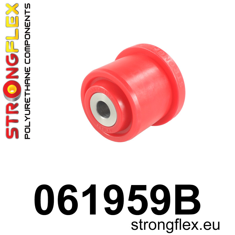 STRONGFLEX|061959B: Hintere Trägerbuchse Fiat 500 II 07-20 Ford KA 08-16 Panda 03-12 FWD Punto 99-05 Idea 03-16