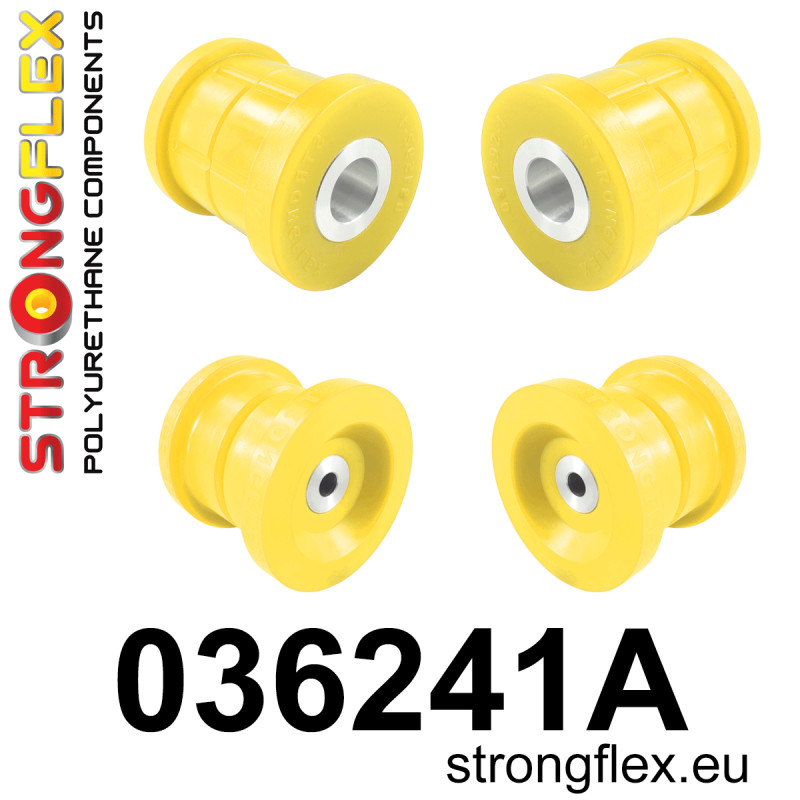 STRONGFLEX|036241A: Buchsensatz Hinterachsträger Aufhängung SPORT BMW Seria 1 I 04-13 E81/E82 E87 E88 II 11-19