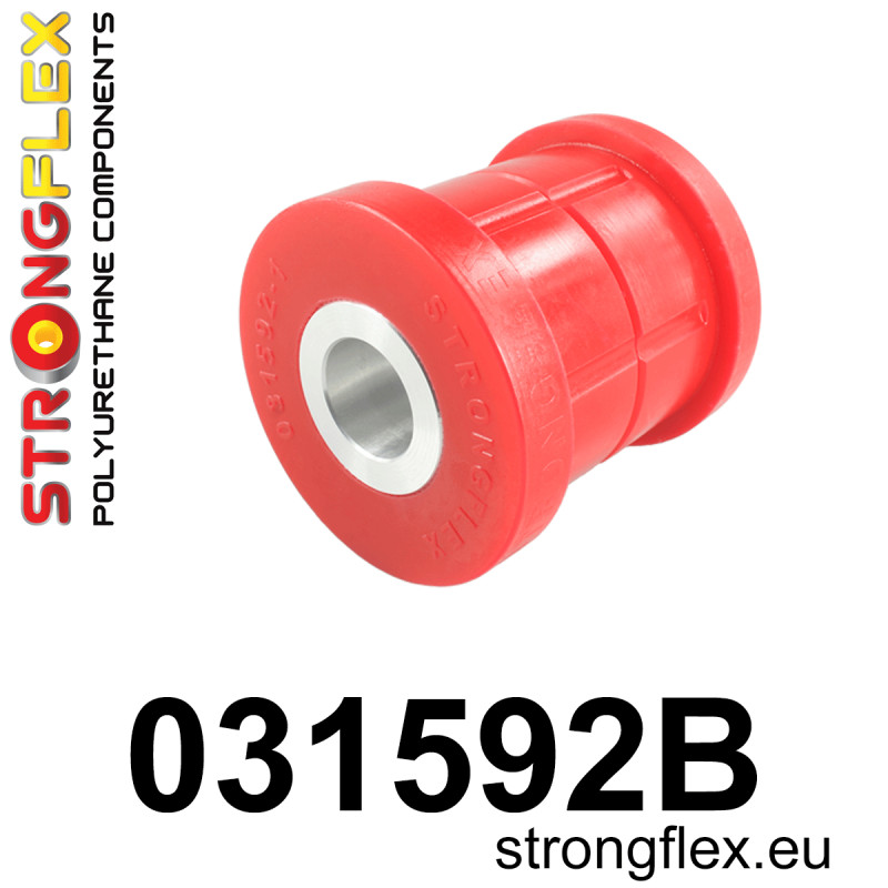 STRONGFLEX|031592B: Hinterachsträger, Tonnenlager vordere Buchse BMW Seria 1 I 04-13 E81/E82 E87 E88 II 11-19 F20