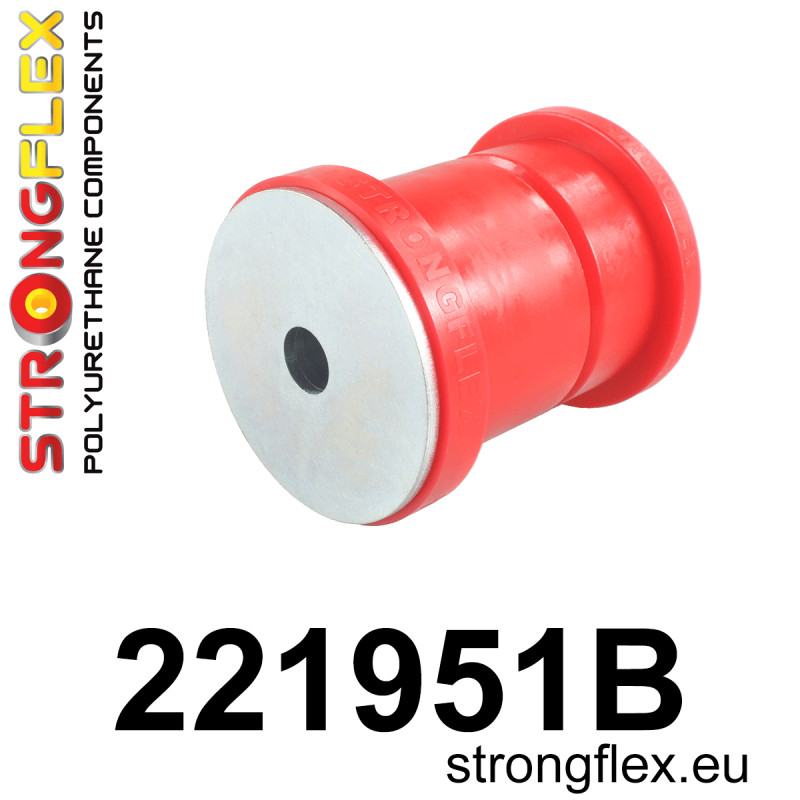 STRONGFLEX|221951B: Hintere Achsträger – vordere Buchse 60mm Audi A3/S3 RS3 III 13-21 8V 15-21 Quattro A1 S1 I