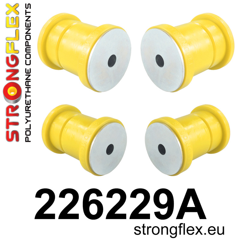 STRONGFLEX|226229A: Rear subframe bush kit SPORT - after 29.05.2012 Audi A3/S3 RS3 III 13-21 8V 15-21 Quattro A1 S1