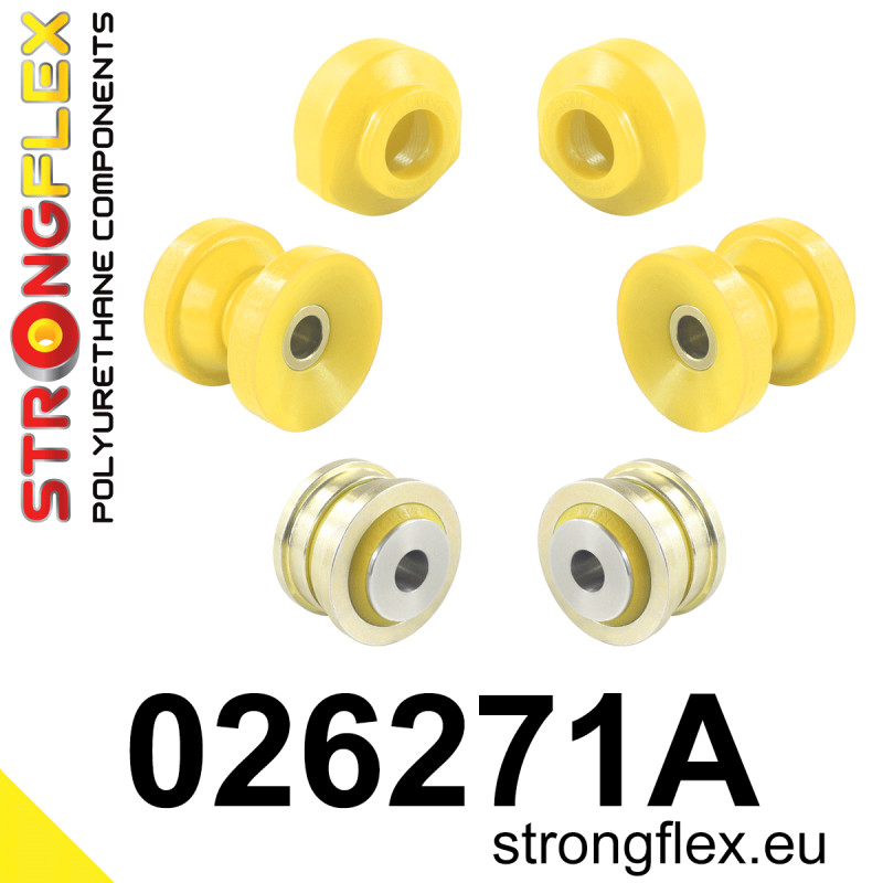 STRONGFLEX|026271A: Front suspension bush kit SPORT Audi A6/S6 RS6 C4 94-97 FWD Quattro 100 S4 90-94