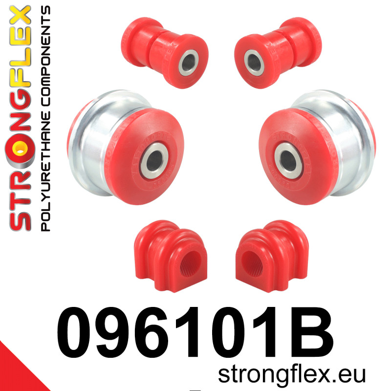 STRONGFLEX|096101B: Front suspension bush kit Kia Picanto II TA 11-16 Hyundai I10 IA/BA 13-19 I20 I PB/PBT 08-15 Rio