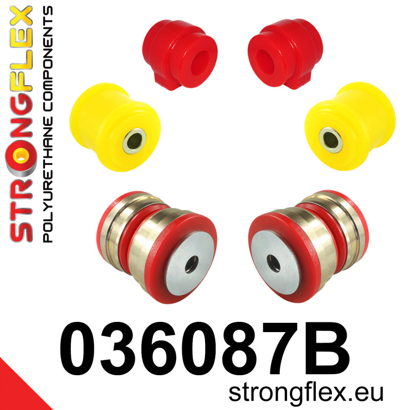 STRONGFLEX|036087B: Front suspension bush kit BMW Seria 7 III 94-01