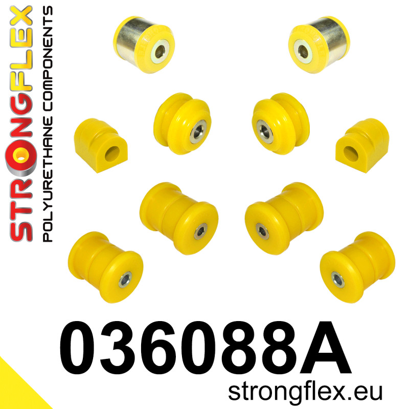 STRONGFLEX|036088A: Rear suspension bush kit SPORT BMW Seria 7 III 94-01