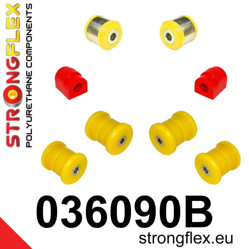 STRONGFLEX|036090B: Hinterachsbuchsen Satz BMW Z8 99-03