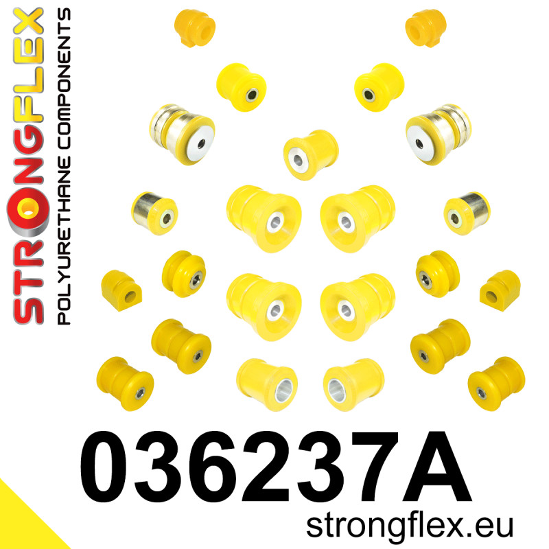 STRONGFLEX|036237A: Full suspension bush kit SPORT BMW Seria 7 III 94-01