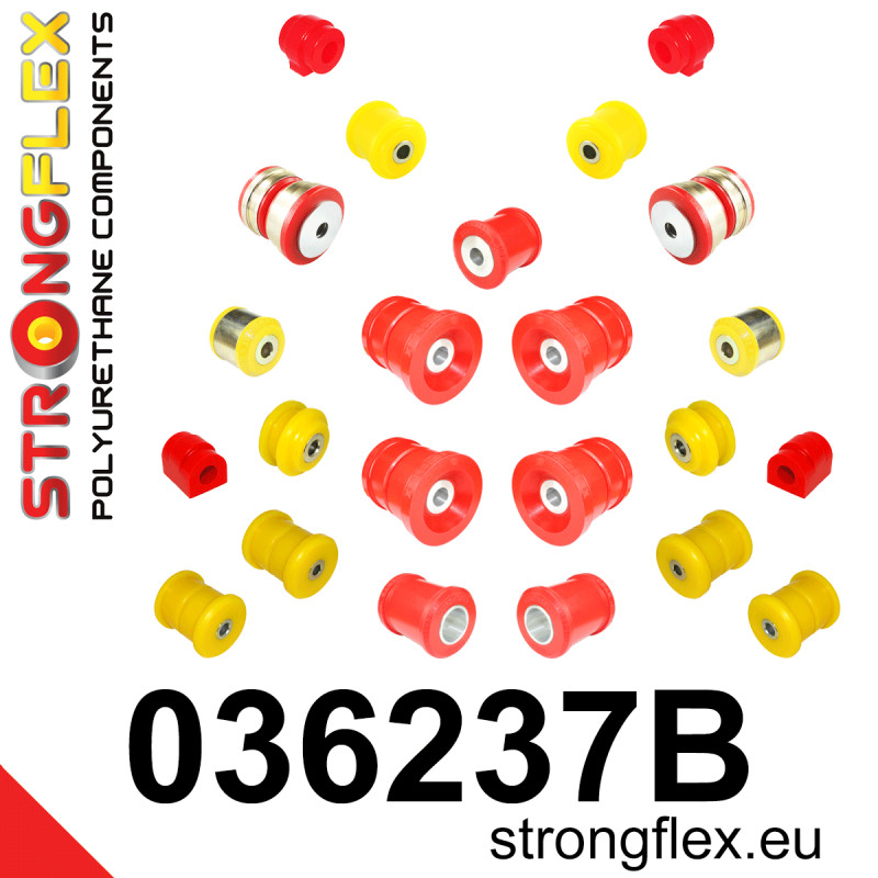 STRONGFLEX|036237B: Kompletny zestaw zawieszenia BMW Seria 7 III 94-01