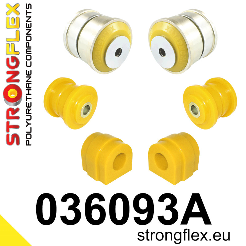 STRONGFLEX|036093A: Front suspension bush kit SPORT BMW Seria 5 V 03-10 E60/E61 Sedan xi xd