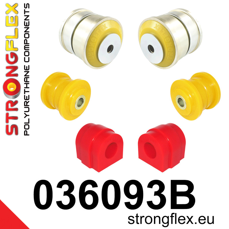 STRONGFLEX|036093B: Front suspension bush kit BMW Seria 5 V 03-10 E60/E61 Sedan xi xd