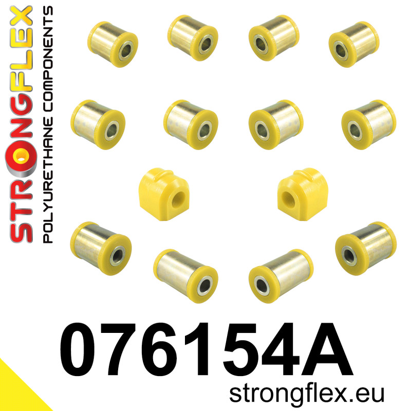 STRONGFLEX|076154A: Rear suspension bush kit SPORT Ford Focus MK1 98-05 MK2 04-11 RS ST MK3 11-18 12-18 Mazda